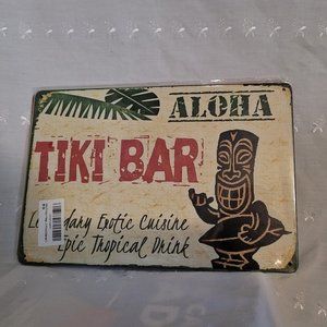 TIKI BAR Tin Sign